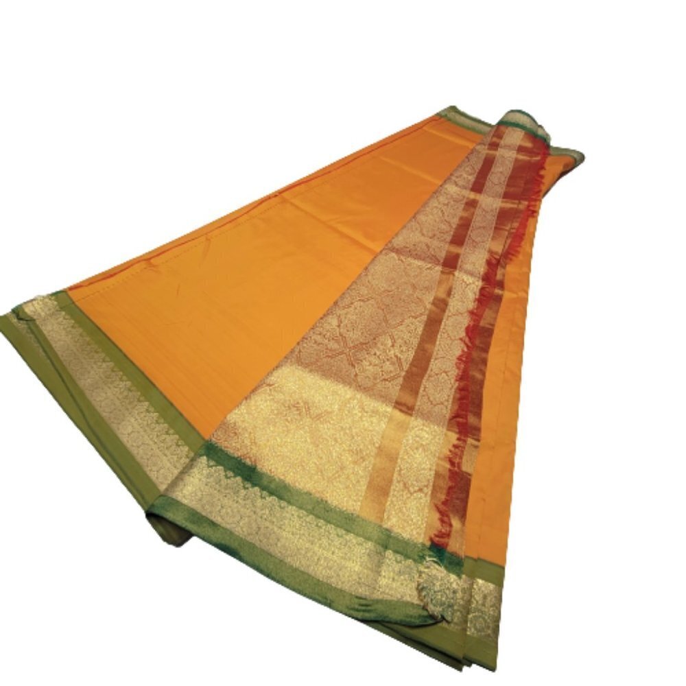 Sewing Fabric in Orange Green for Cushion Covers Totes TableCloth Curtains 20 ft